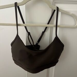 ALO Airlift Intrigue Bra Espresso